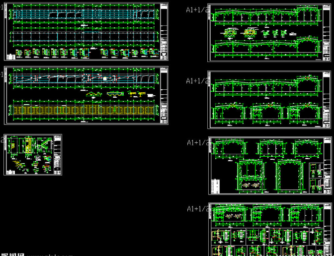 顺义钢结构厂房图纸
