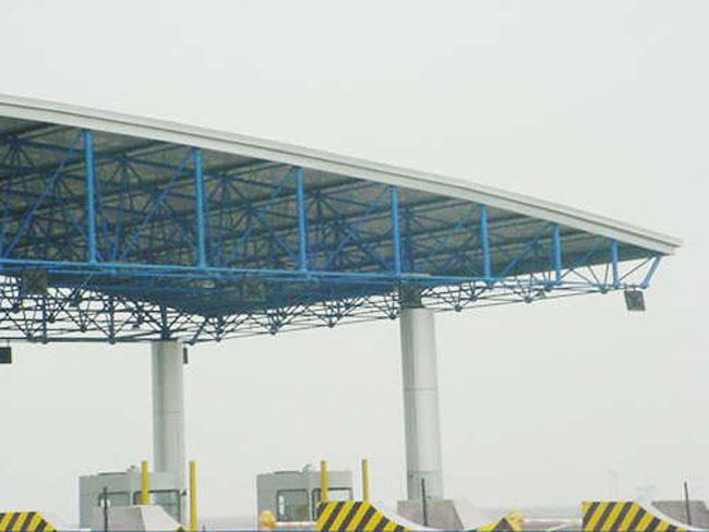 顺义收费站网架工程
