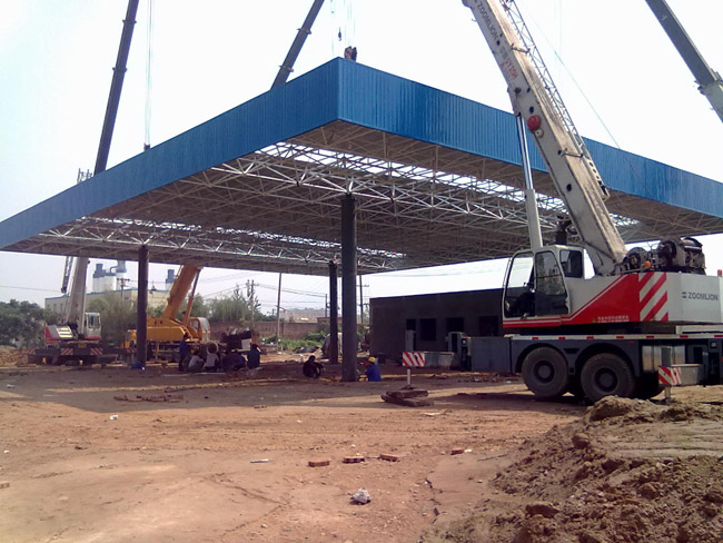 顺义加气站网架工程